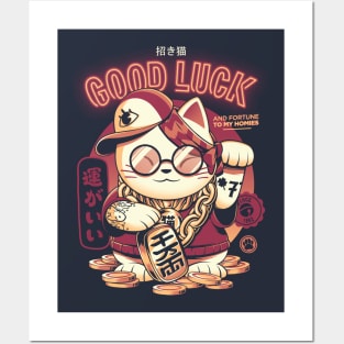 Lucky Cat Posters and Art